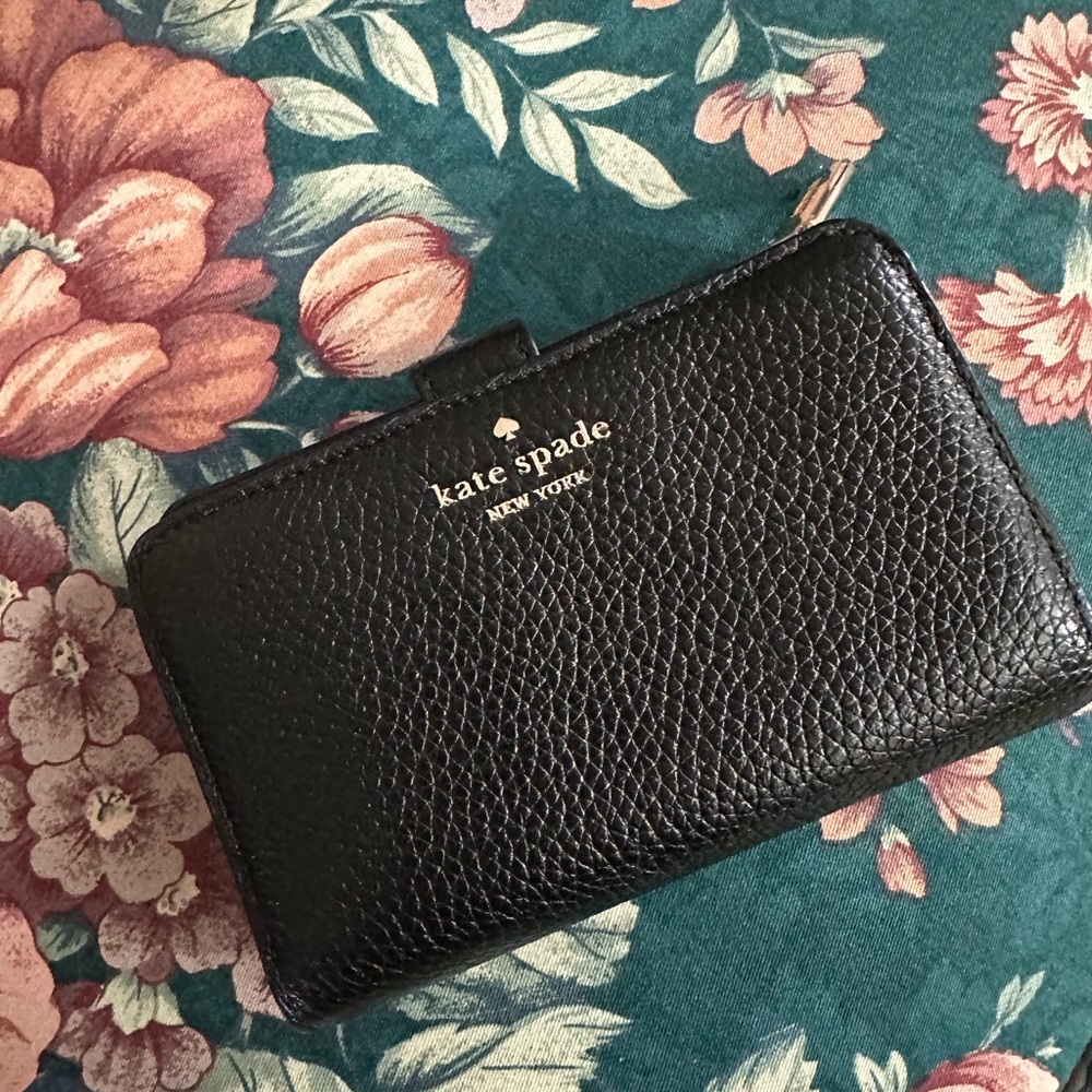 Kate Spade Black Leather Wallet